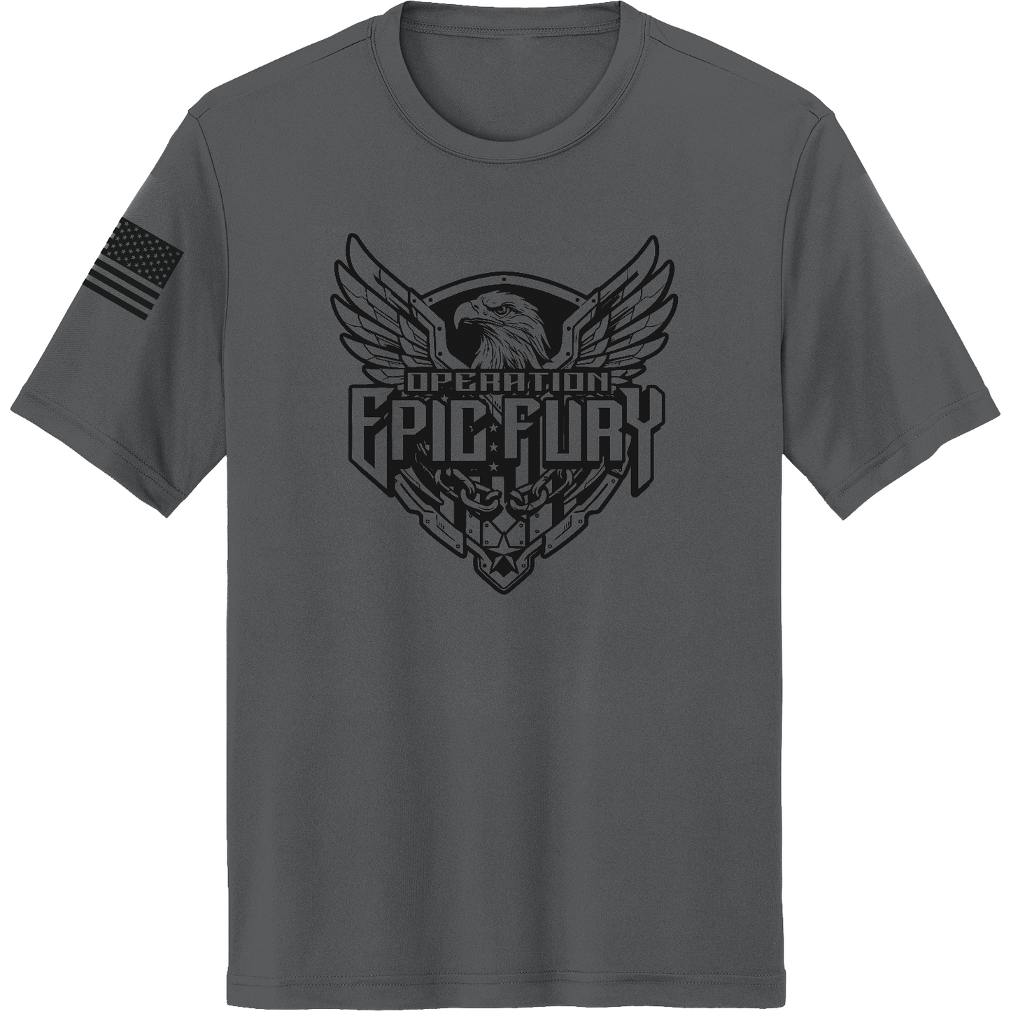 CUSTOM Operation Epic Fury Hi-Tech SS Performance Tee - Eagle