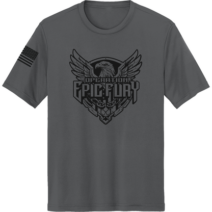 CUSTOM Operation Epic Fury Hi-Tech SS Performance Tee - Eagle