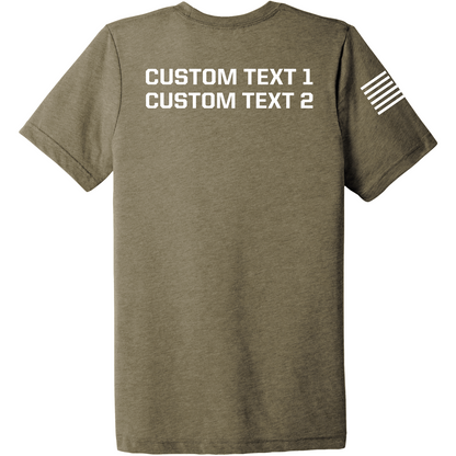 CUSTOM Operation Epic Fury Comfort Unisex Triblend SS Tee - Blueprint