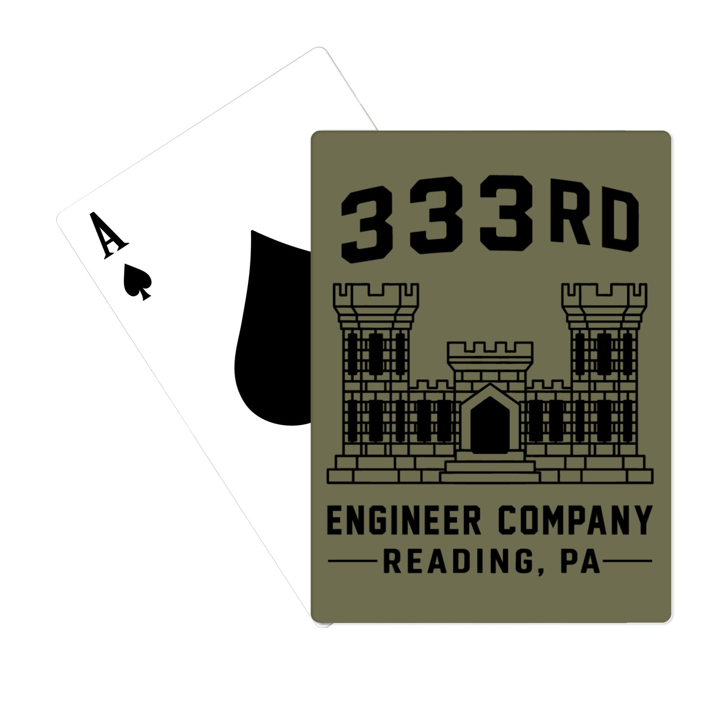 333rd Engineer Company Playing Cards - 05xPm3