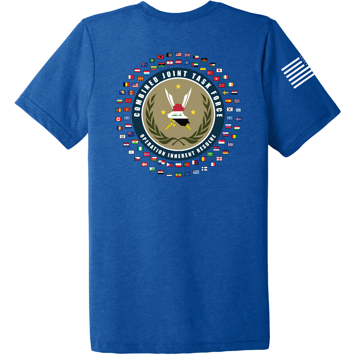 Combined Joint Task Force-Operation Inherent Resolve Store 1 Comfort Unisex Triblend SS Tee - Yspad7