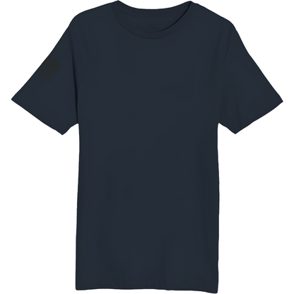 Emblem Basics Comfort Unisex Cotton SS Tee - Black Flag