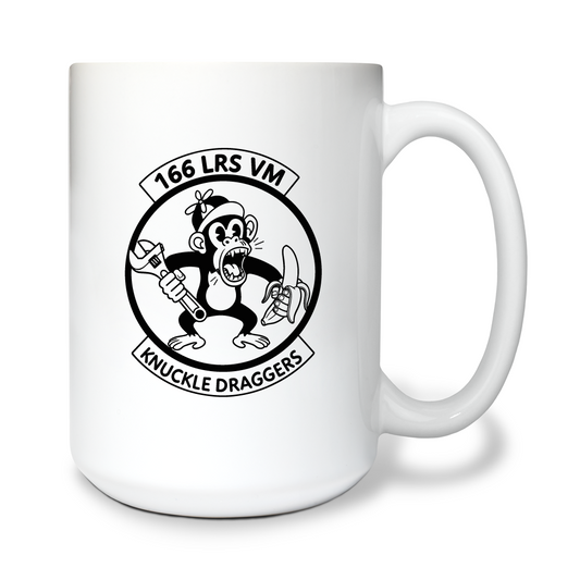 166th Vehicle Maintenance Flight 15 oz White Ceramic Mug - bYwXH5