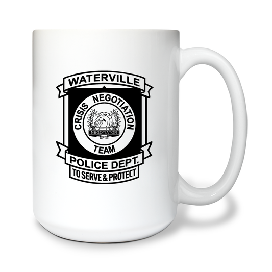 Crisis Negotiation Team 15 oz White Ceramic Mug - t3lals