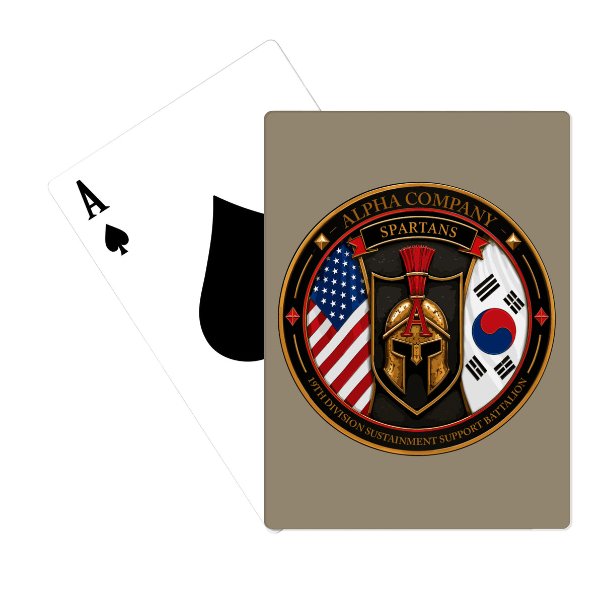 A CO, 194th DSSB Playing Cards - f7RVap