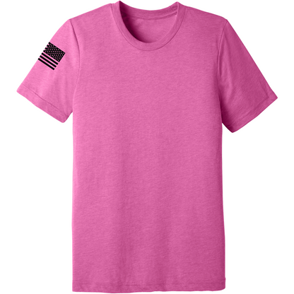 Emblem Basics Comfort Unisex Triblend SS Tee - Black Flag