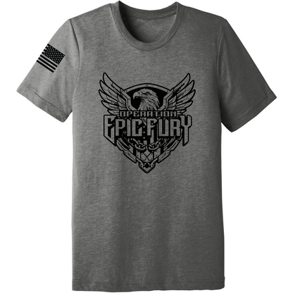 Operation Epic Fury Comfort Unisex Triblend SS Tee - Eagle