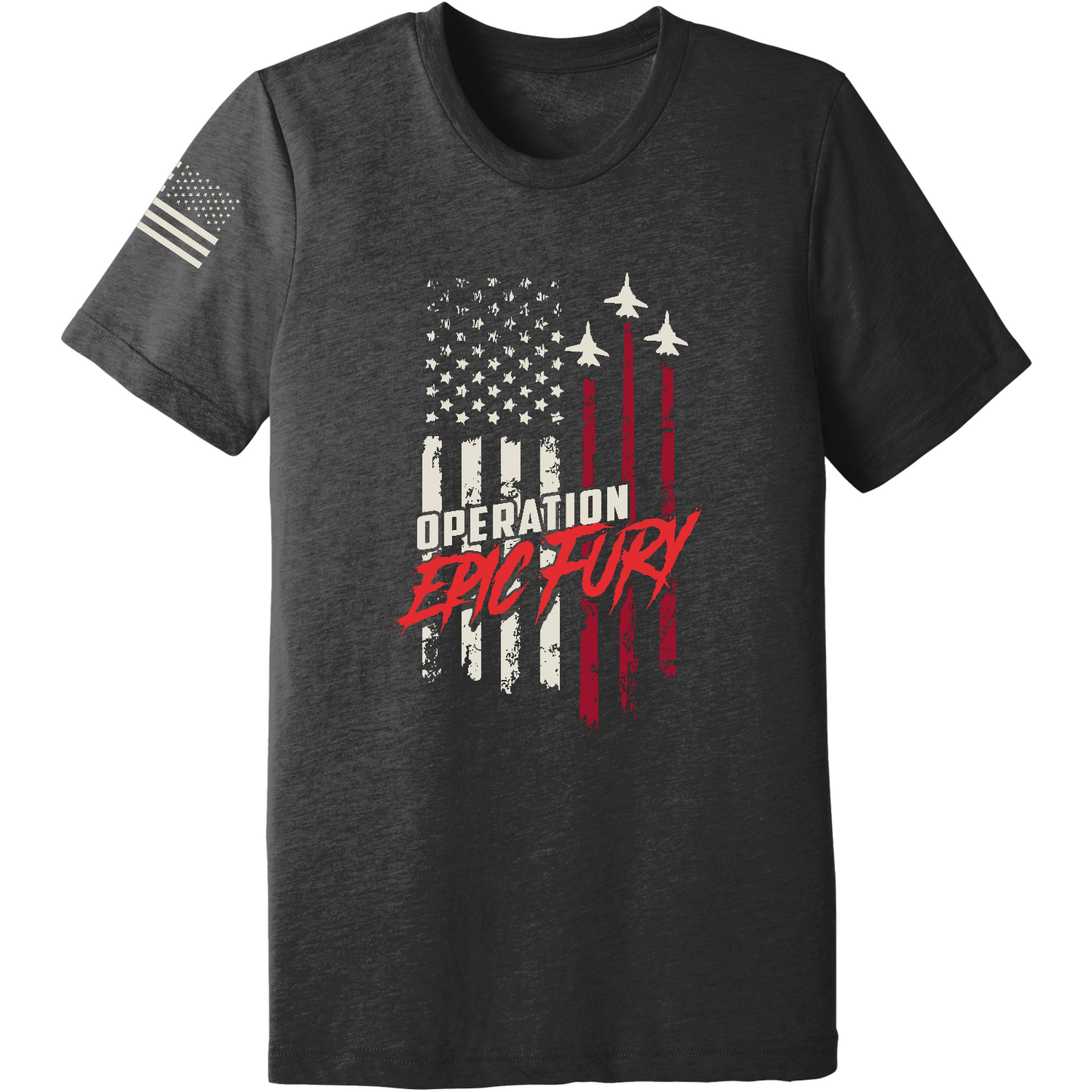 Operation Epic Fury Comfort Unisex Triblend SS Tee - Flag