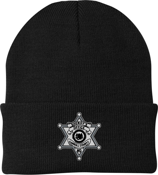 Carroll County Sheriff's Office Embroidered Beanie - CCSBAW