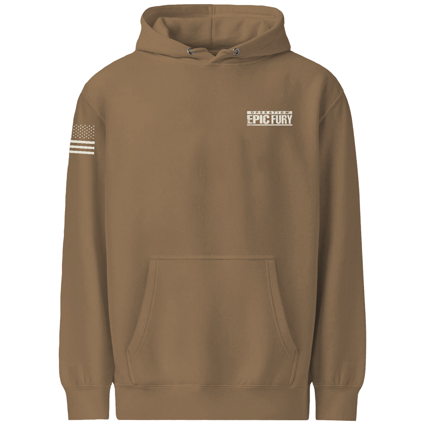 Operation Epic Fury Comfort Unisex Hooded Sweatshirt - Stealth