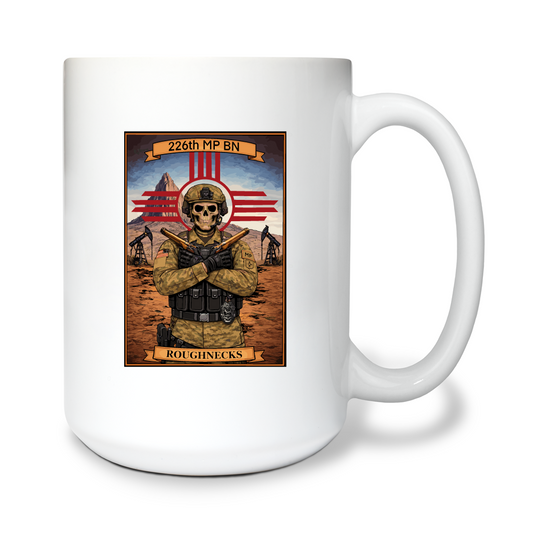 226th MP BN 15 oz White Ceramic Mug - NaNb7N