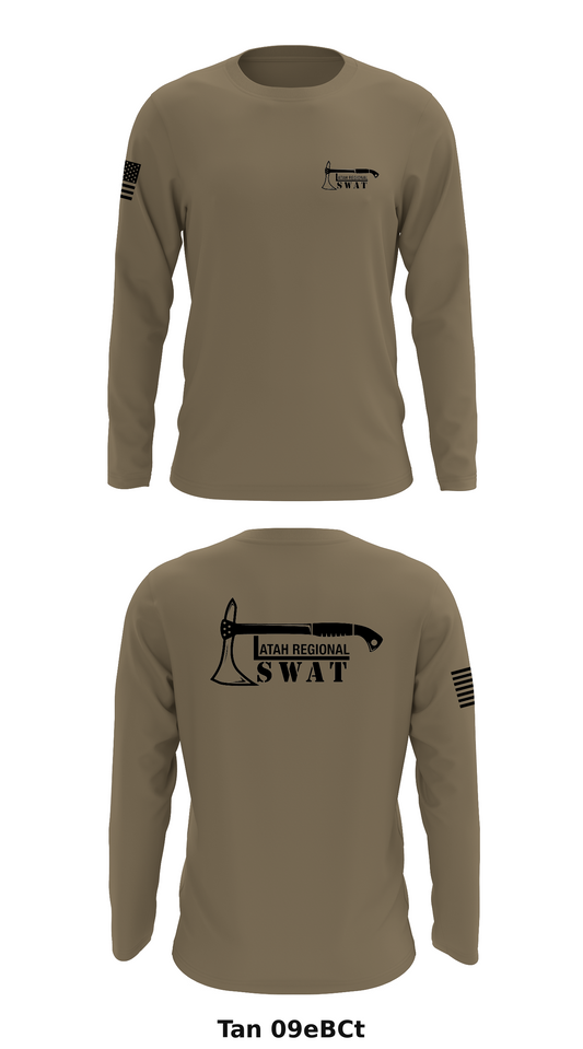 LATAH SWAT Store 1 Core Men's LS Performance Tee - 09eBCt