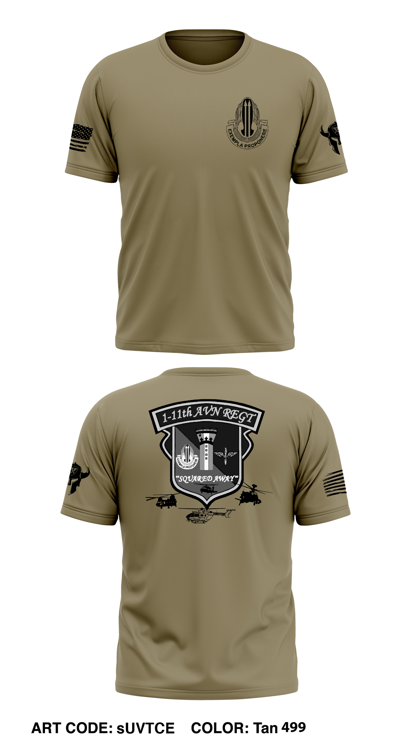 1-11th Aviation Regiment Store 1 Core Men's SS Performance Tee - sUVTCE