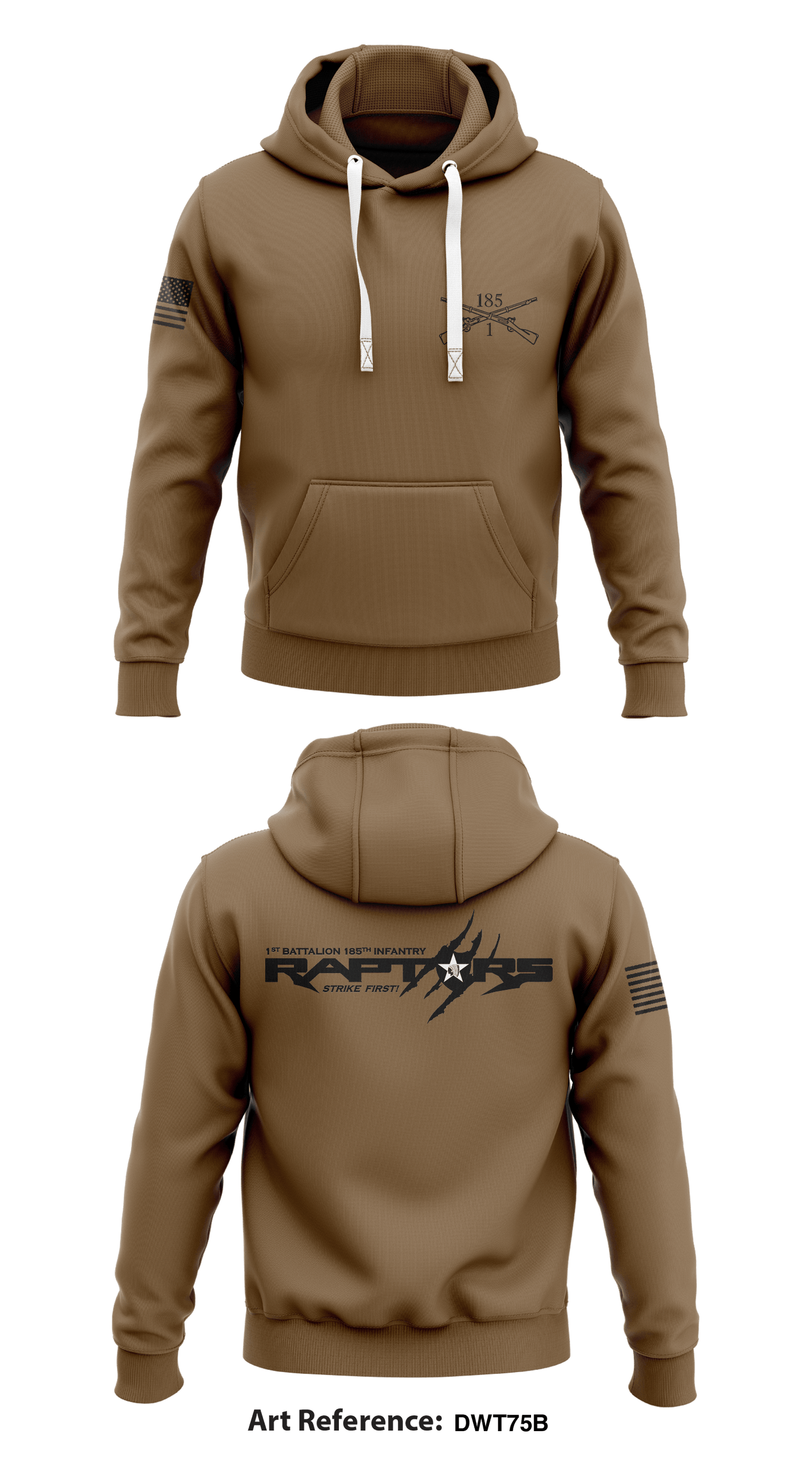1-185 Stryker Infantry Store 1  Core Men's Hooded Performance Sweatshirt - DwT75B