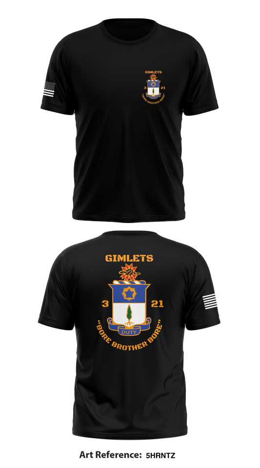 3/21 infantry Store 1 Core Men's SS Performance Tee - 5hrntz