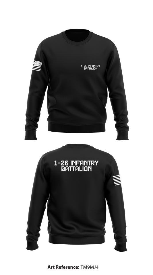 1-26 Infantry battalion Store 1 Core Men's Crewneck Performance Sweatshirt - tm9Mj4