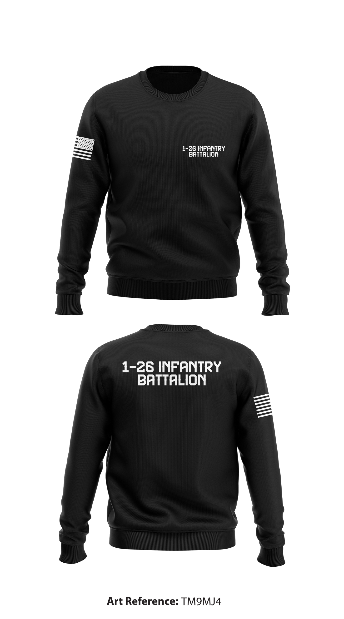 1-26 Infantry battalion Store 1 Core Men's Crewneck Performance Sweatshirt - tm9Mj4