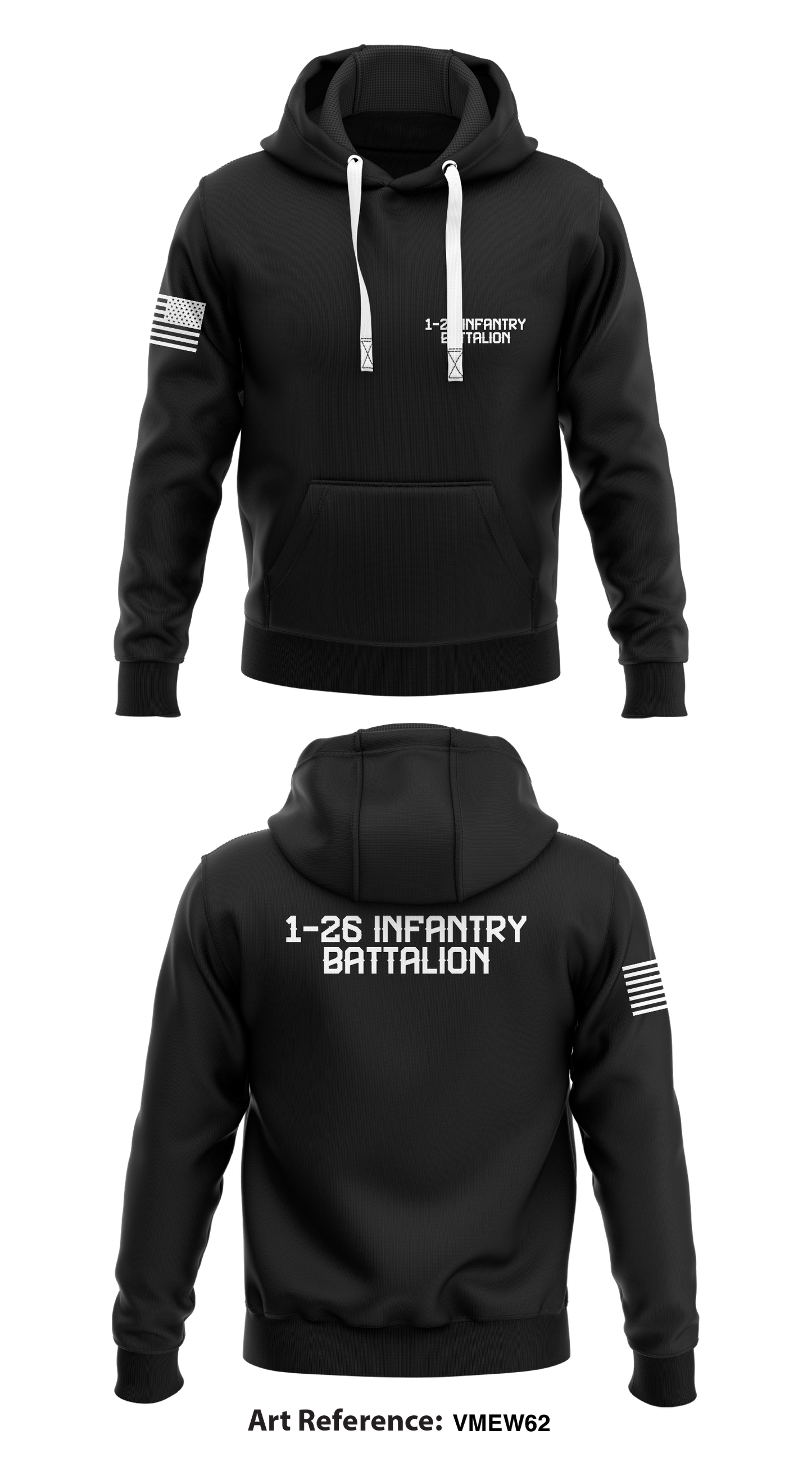 1-26 Infantry battalion Store 1  Core Men's Hooded Performance Sweatshirt - PJhRAQ