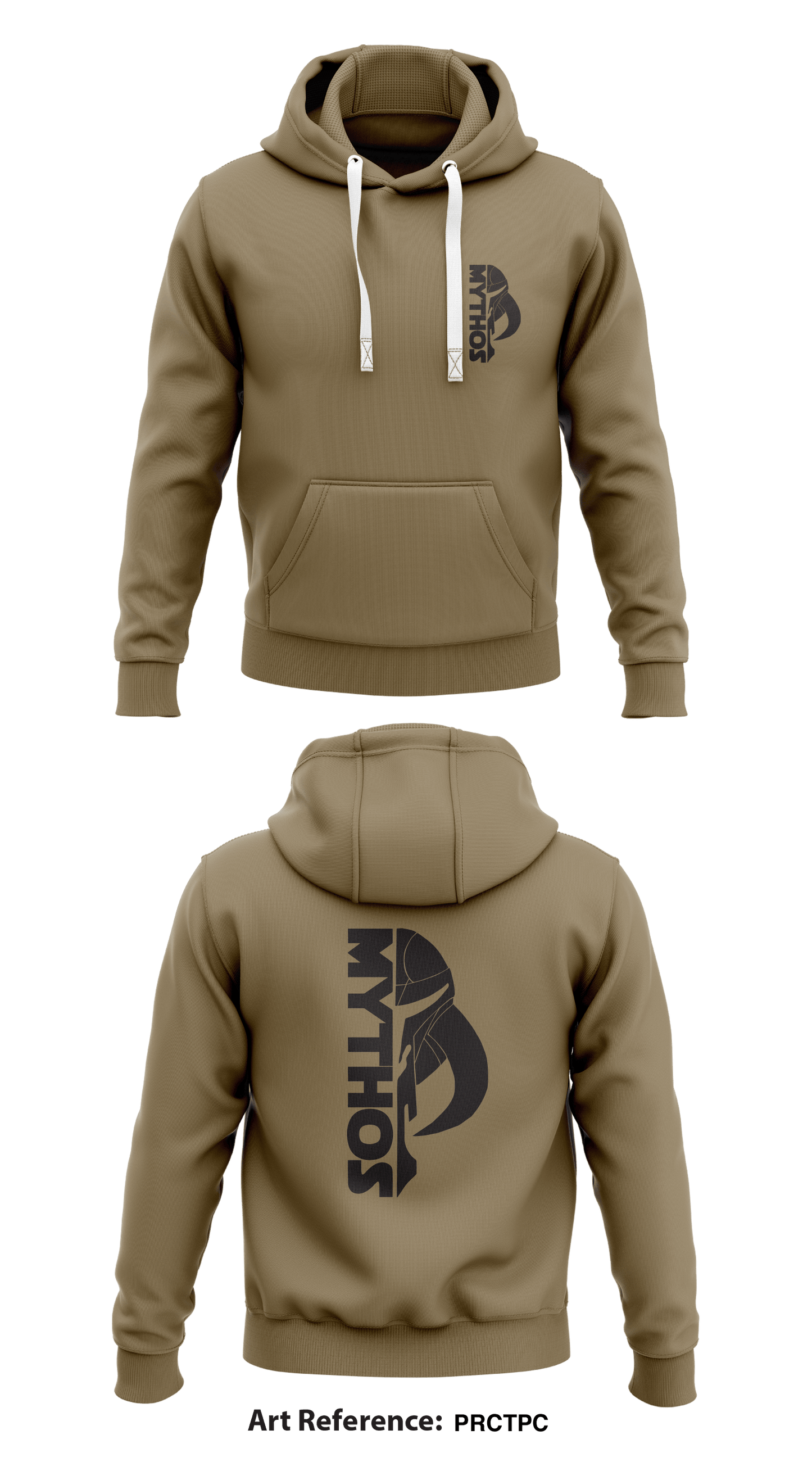 1st Space BDE  Core Men's Hooded Performance Sweatshirt - pRctPc