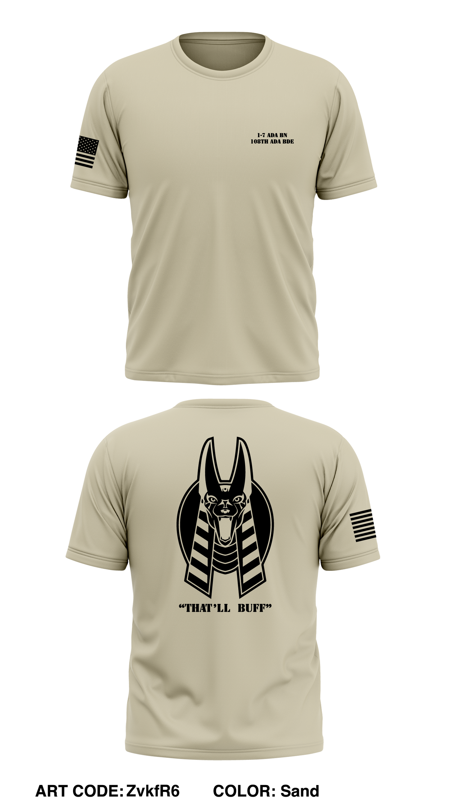 1-7 ADA BN 108th ADA BDE Store 1 Core Men's SS Performance Tee - ZvkfR6