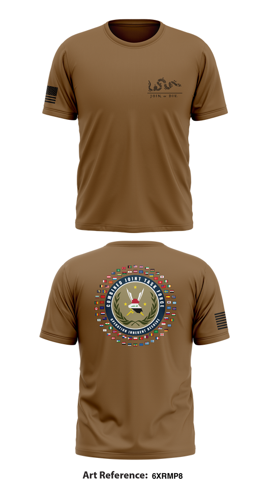 Combined Joint Task Force-Operation Inherent Resolve Store 1 Core Men's SS Performance Tee - 6XRMP8