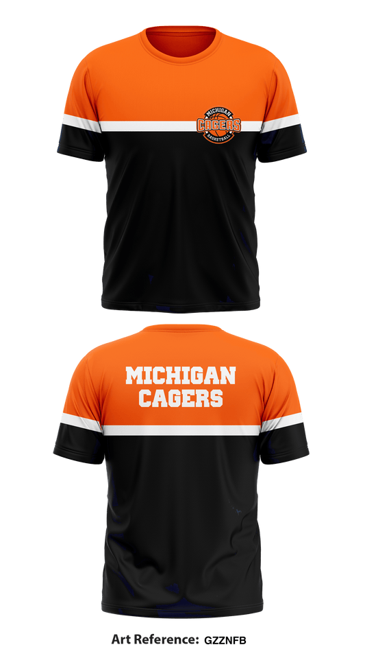 Michigan Cagers Store 1 Core Men's SS Performance Tee - gZzNfb