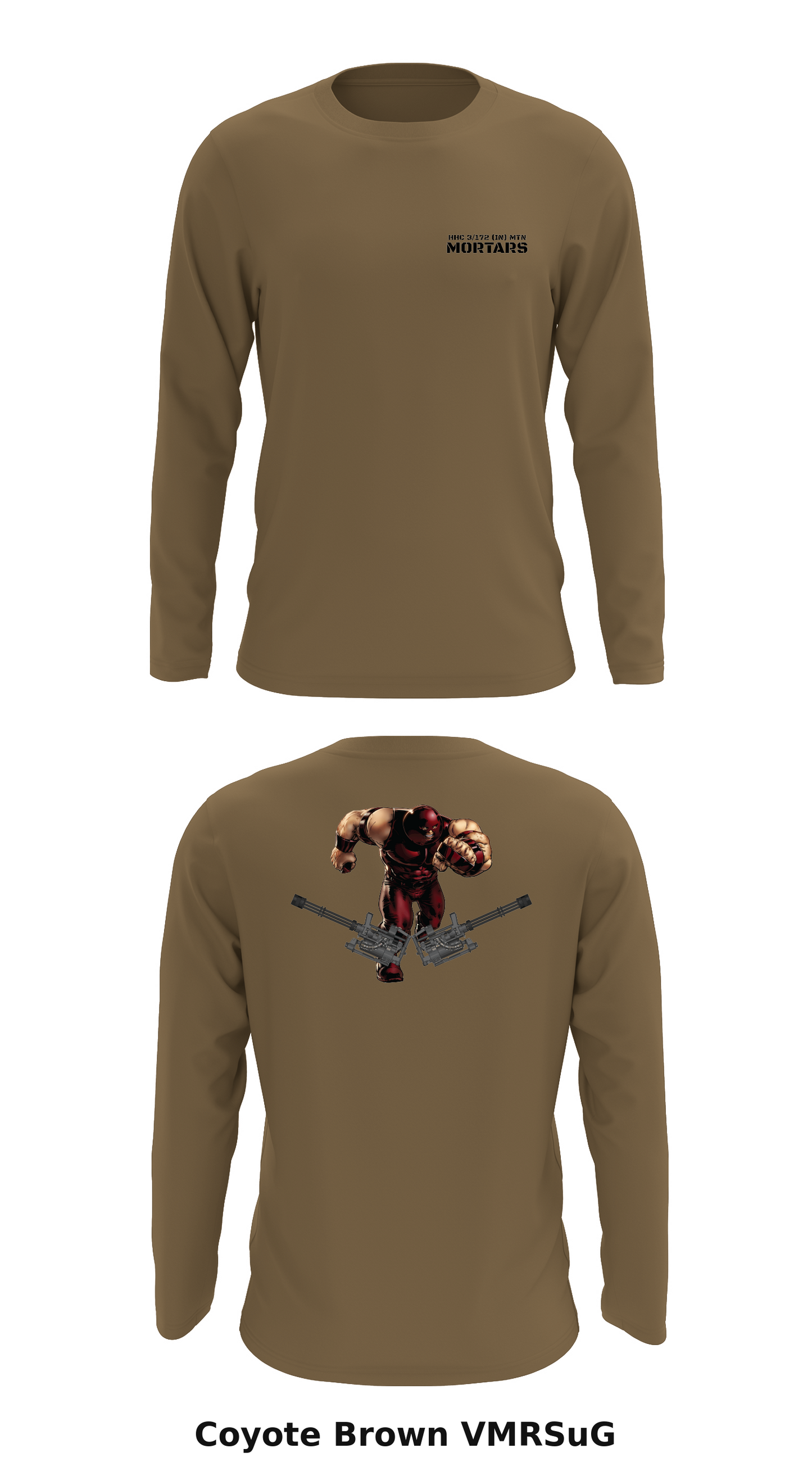 HHC 3/172 (IN) MTN Store 1 Core Men's LS Performance Tee - VMRSuG