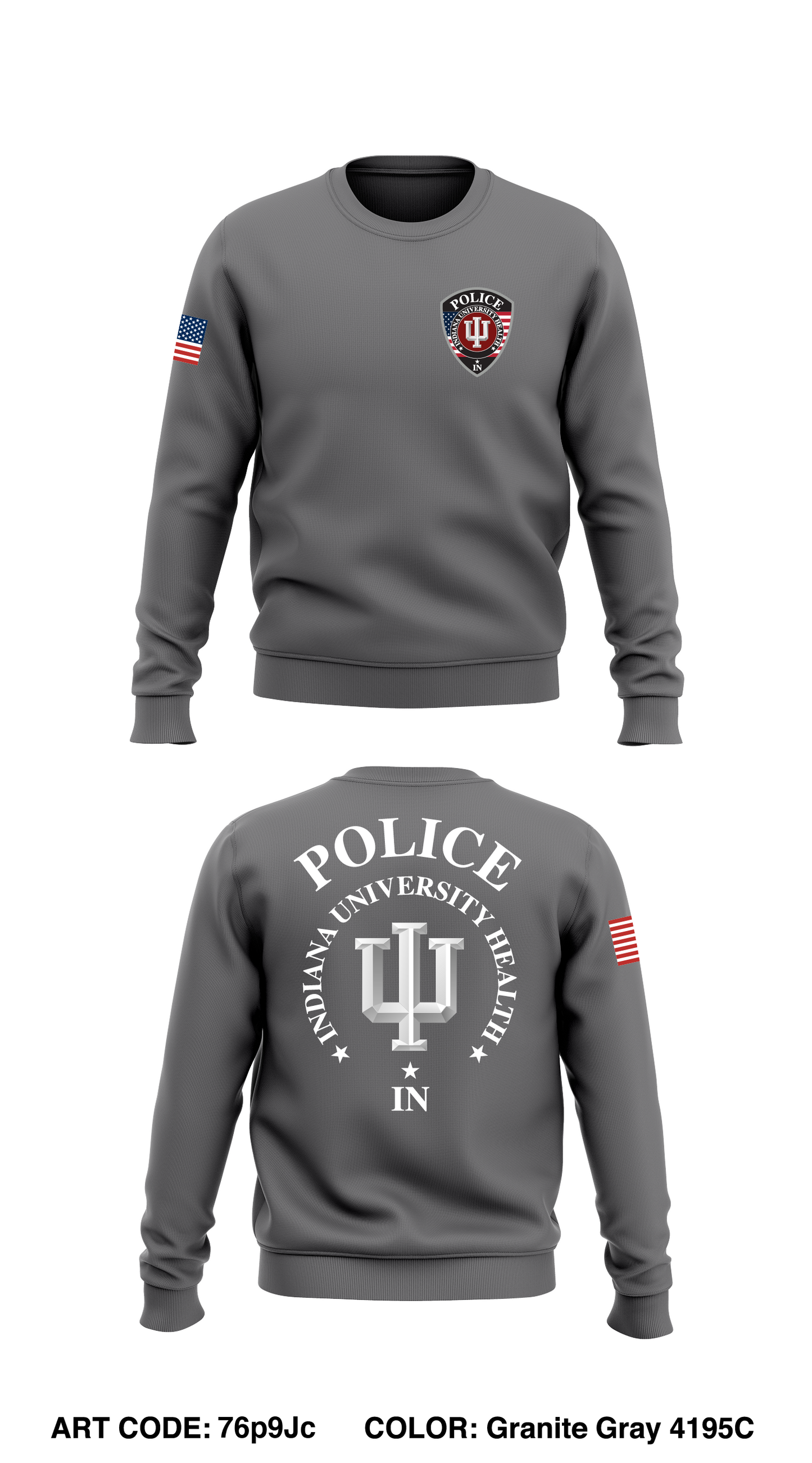 AHC PD Store 1 Core Men's Crewneck Performance Sweatshirt - 76p9Jc