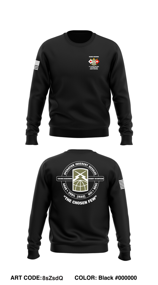 160TH TSB, 54TH SB, USANEC-B 2nd PLT Store 1 Core Men's Crewneck Performance Sweatshirt - 8sZsdQ
