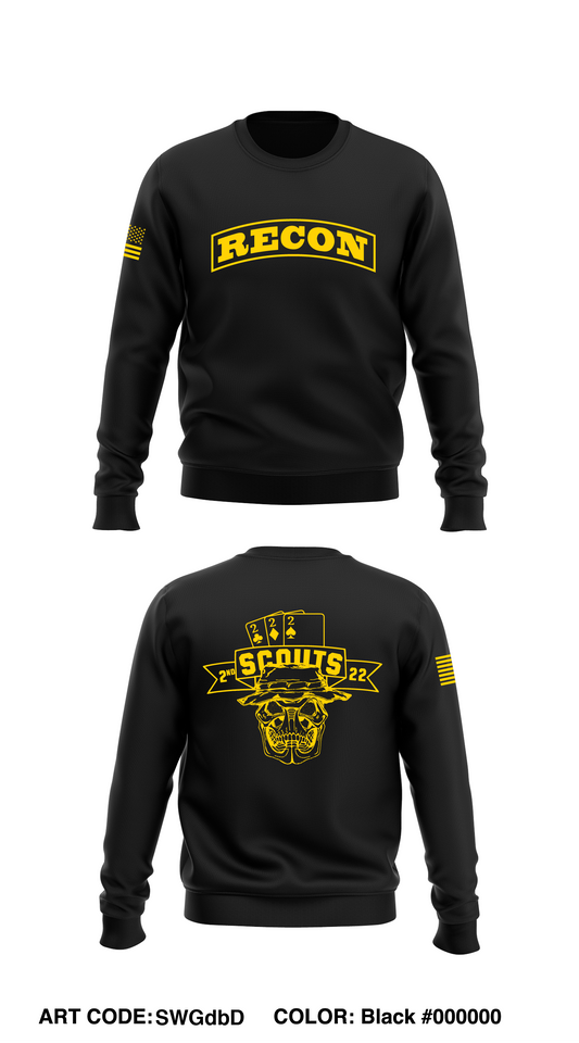 Scouts 2-22 IN Store 1 Core Men's Crewneck Performance Sweatshirt - SWGdbD
