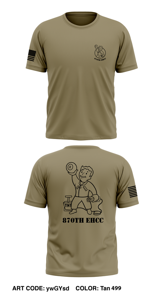 870th EHCC Store 1 Core Men's SS Performance Tee - ywGYsd