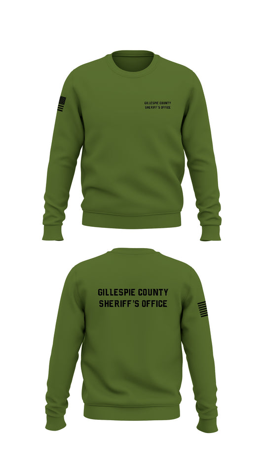 Gillespie County Sheriffs Office Store 1 Core Men's Crewneck Performance Sweatshirt - 69443212907