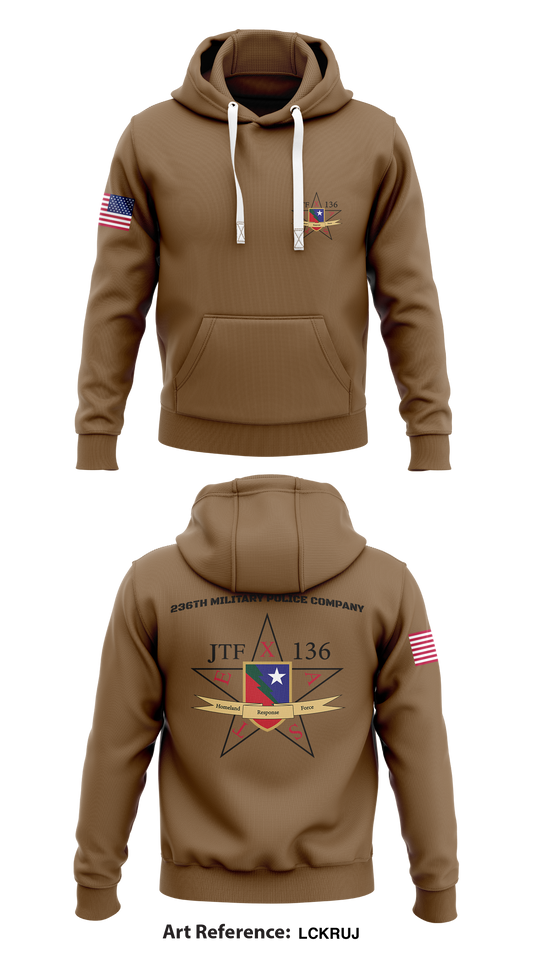 236th Military Police Company Store 1  Core Men's Hooded Performance Sweatshirt - LckRuJ