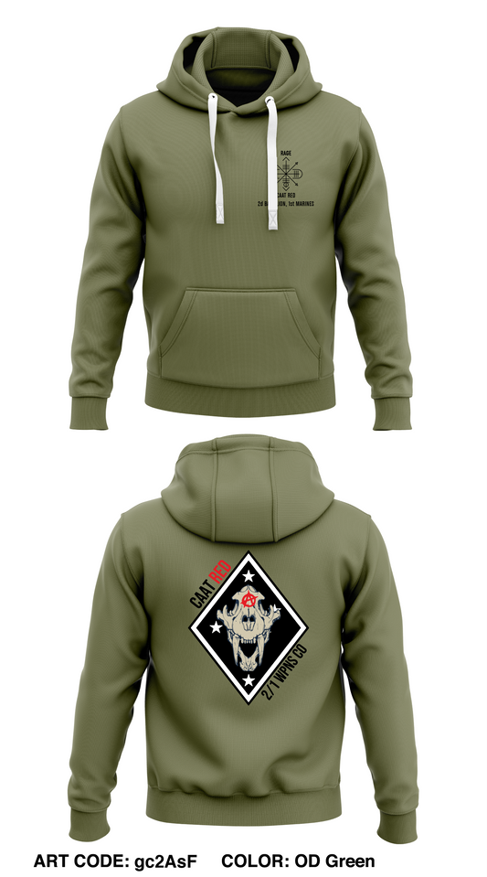 2/1 CAAT Red  Store 1  Core Men's Hooded Performance Sweatshirt - gc2AsF