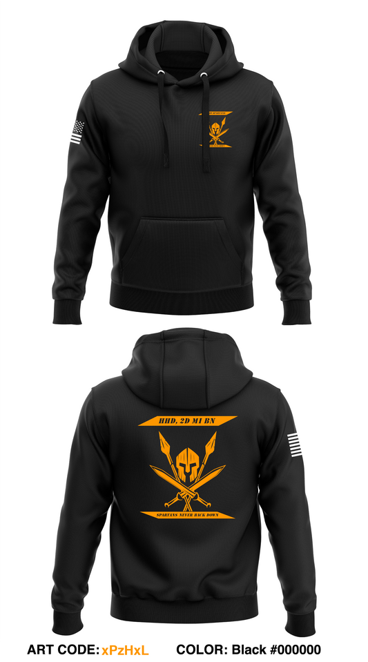 HHD, 2D MI BN, 66TH MI BDE Store 1  Core Men's Hooded Performance Sweatshirt - xPzHxL