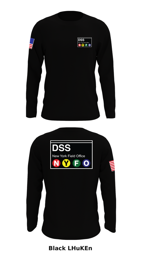 DSS NYFO Store 1 Core Men's LS Performance Tee - LHuKEn