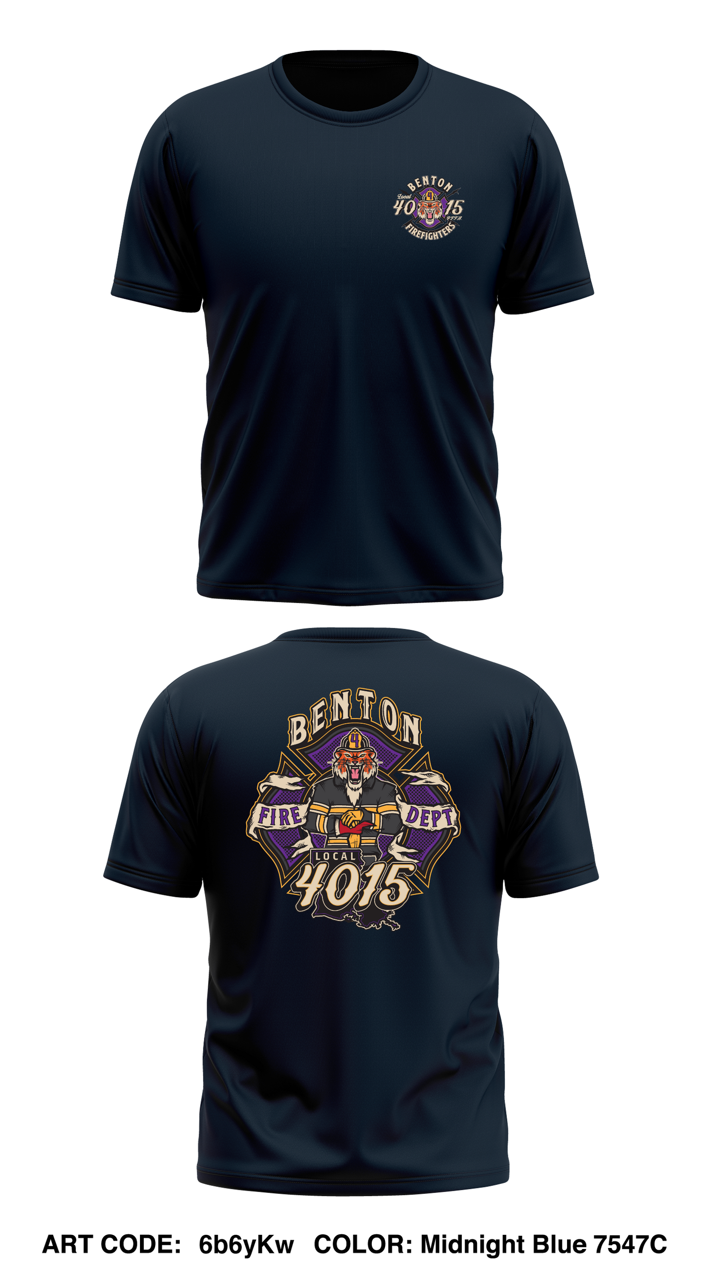 Local 4015 Store 1 Core Men's SS Performance Tee - 6b6yKw
