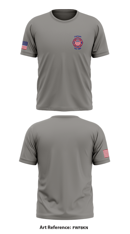 quincy fire dept. Store 1 Core Men's SS Performance Tee - fWf8kN