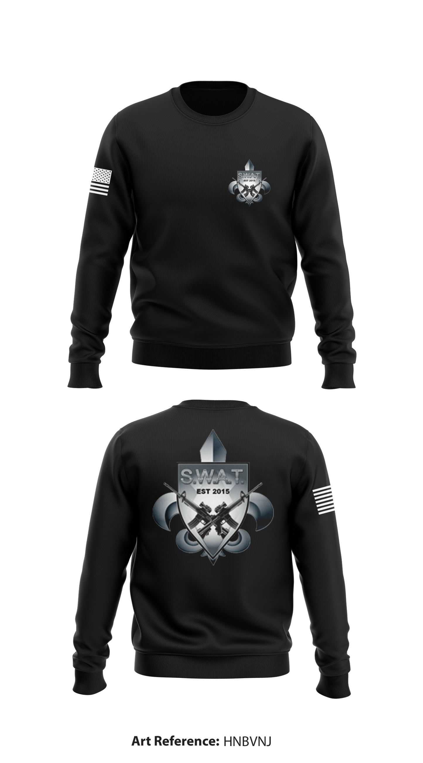 SWAT Store 2 Core Men's Crewneck Performance Sweatshirt - hnBvNj