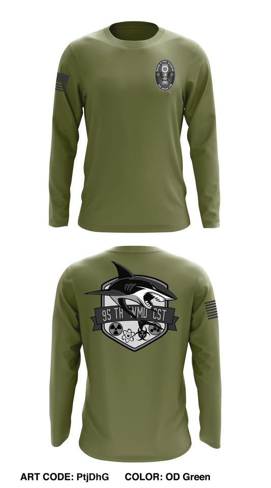 95th WMD CST Store 1 Core Men's LS Performance Tee - PtjDhG