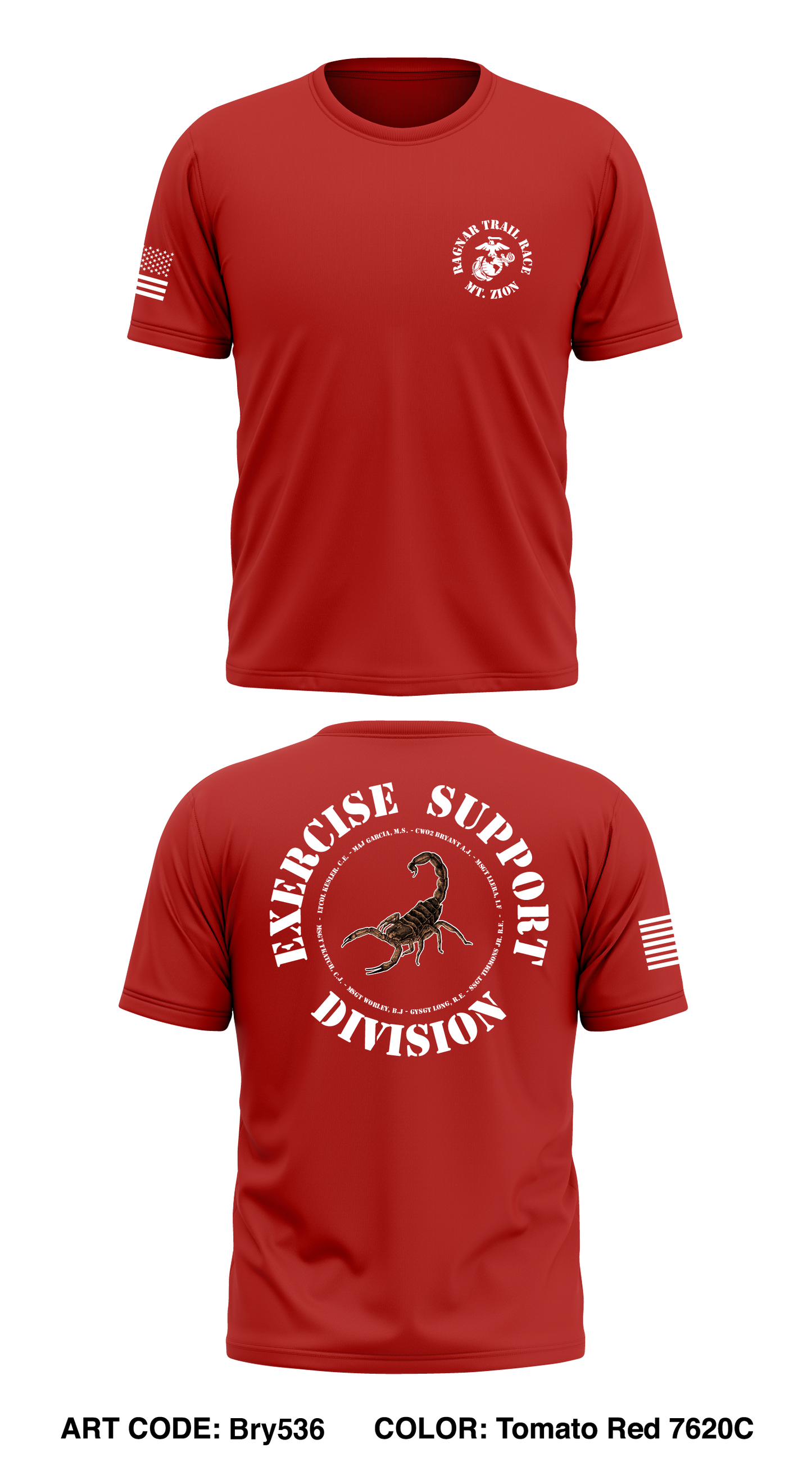 Exercise Support Division Store 1 Core Men's SS Performance Tee - Bry536