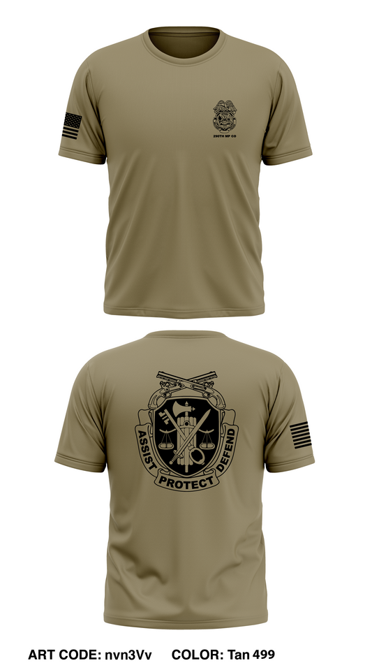 290TH Military Police Detention Company Store 1 Core Men's SS Performance Tee - nvn3Vv