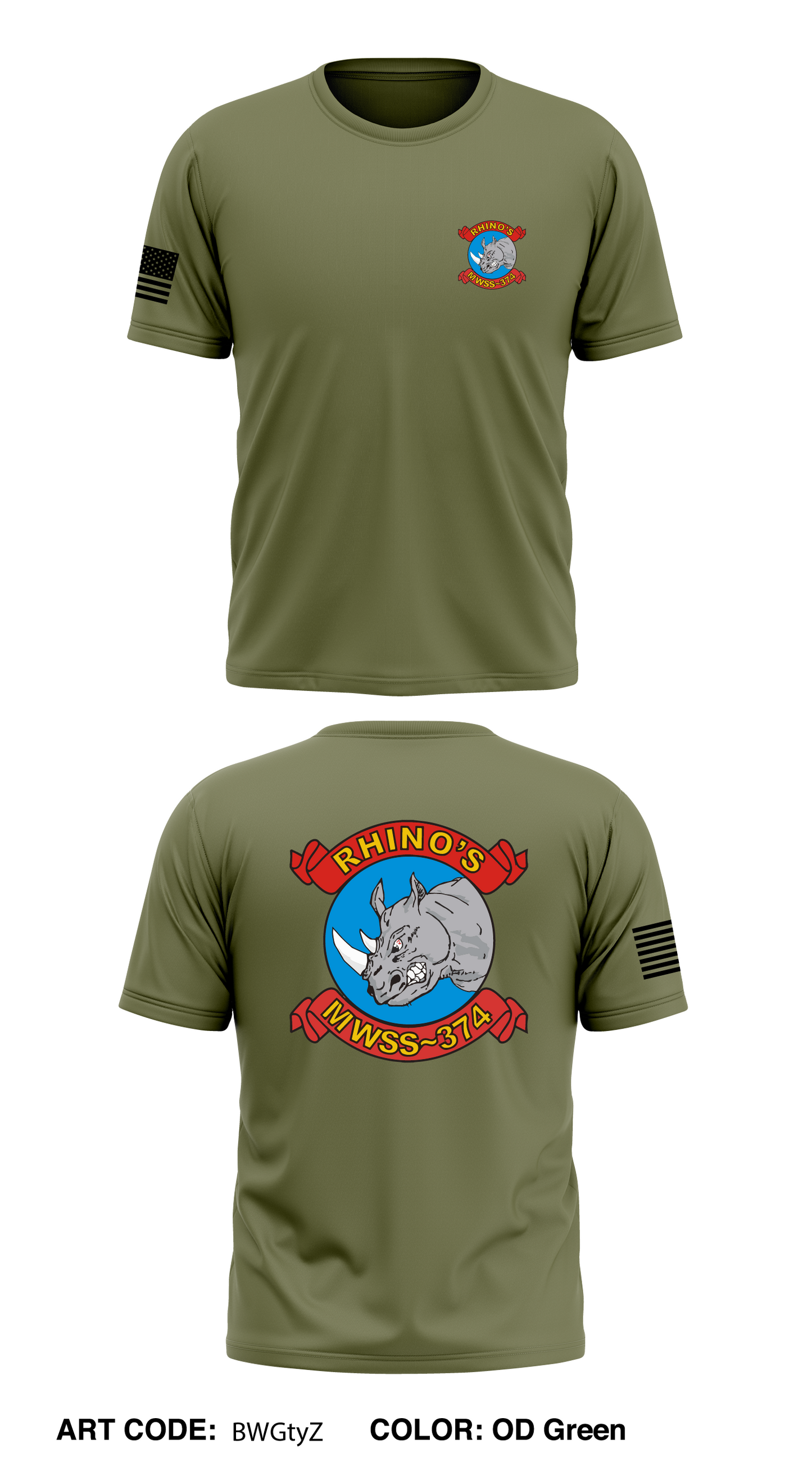 MWSS-374 Store 1 Core Men's SS Performance Tee - BWGtyZ