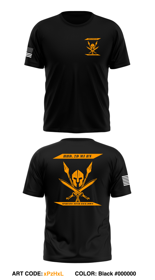 HHD, 2D MI BN, 66TH MI BDE Store 1 Core Men's SS Performance Tee - xPzHxL