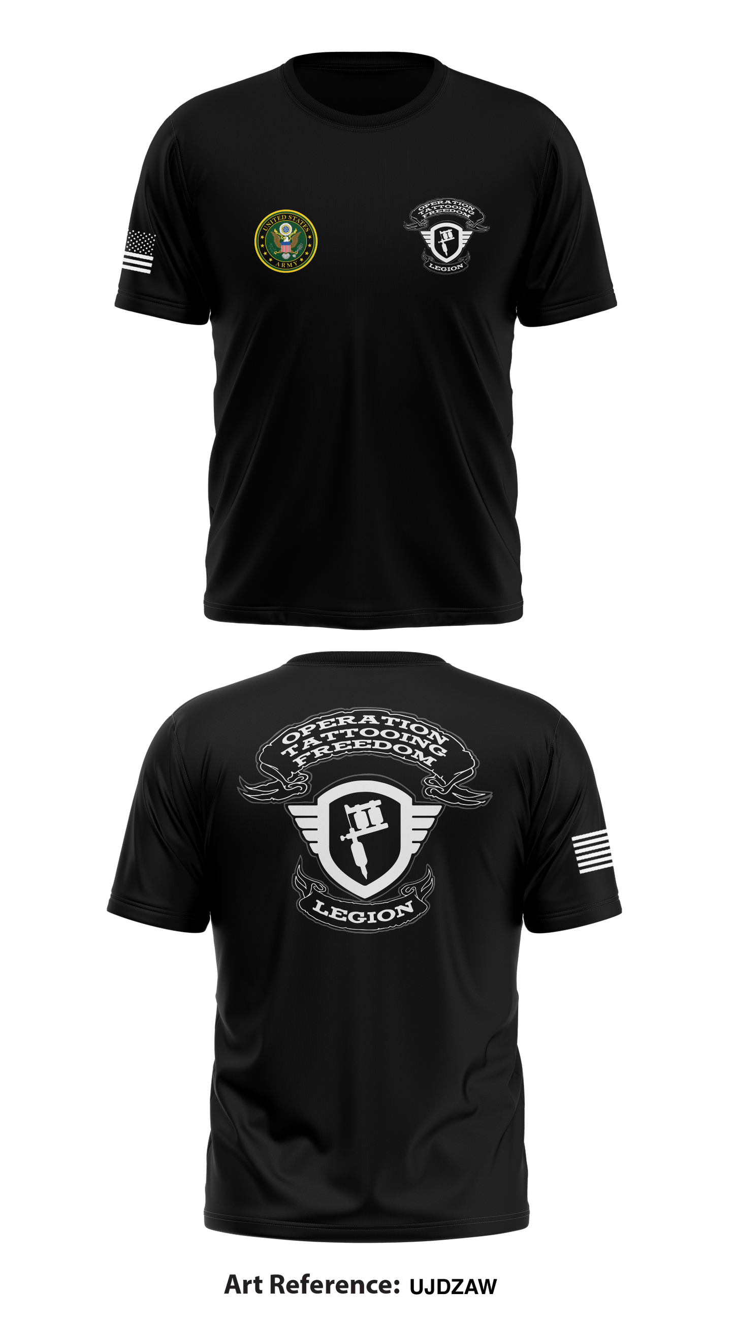 Operation Tattooing freedom Store 1 Core Men's SS Performance Tee - ujDZAw