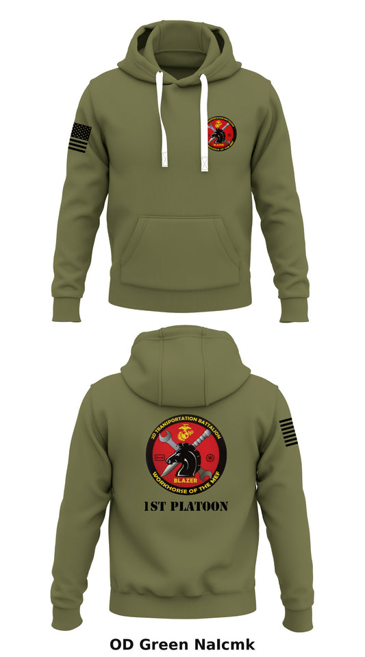 2nd Transportation Battalion Bravo Co 1st Plt Store 1  Core Men's Hooded Performance Sweatshirt - NaIcmk