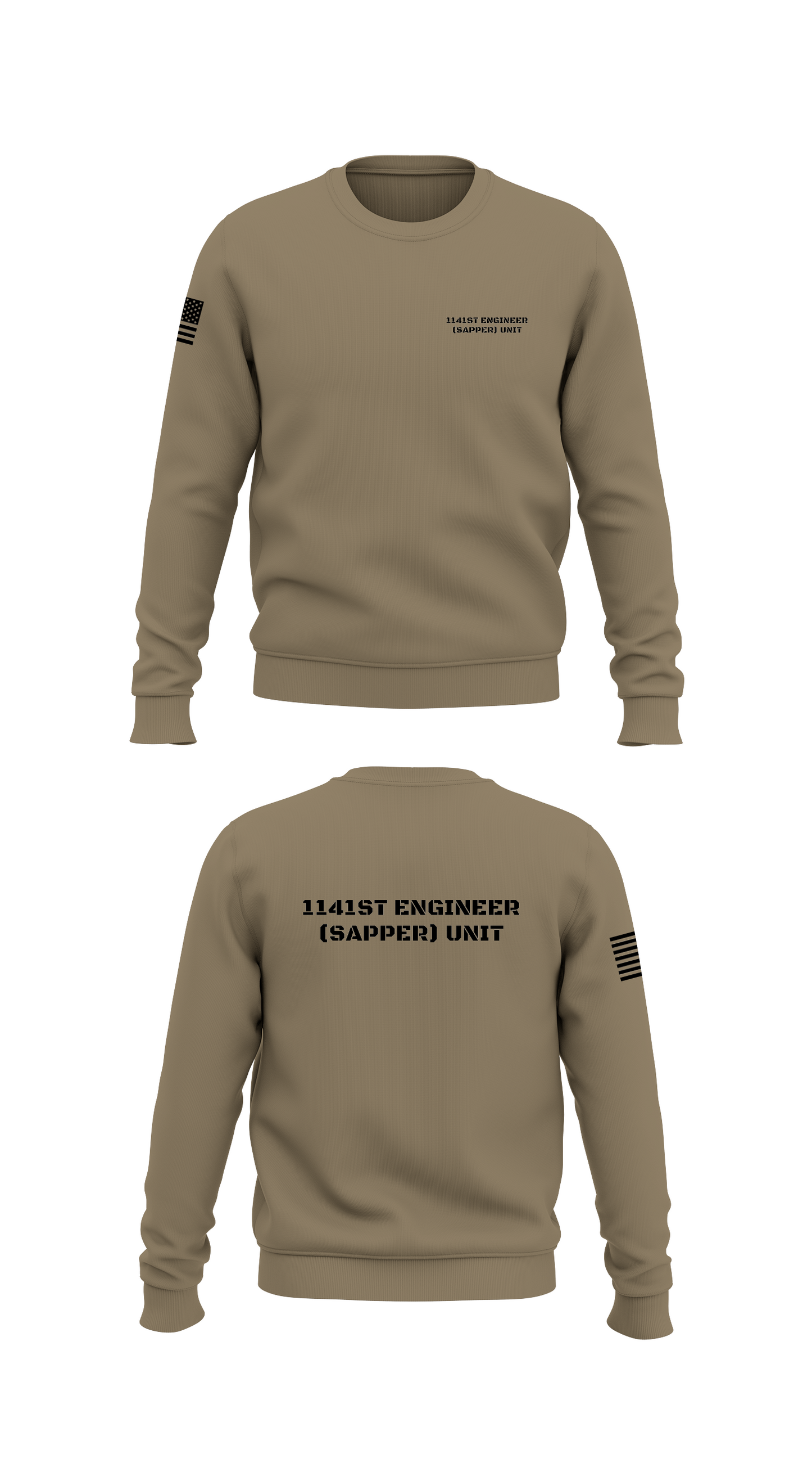 1141st Engineer (Sapper )Unit Store 1 Core Men's Crewneck Performance Sweatshirt - 72016930804