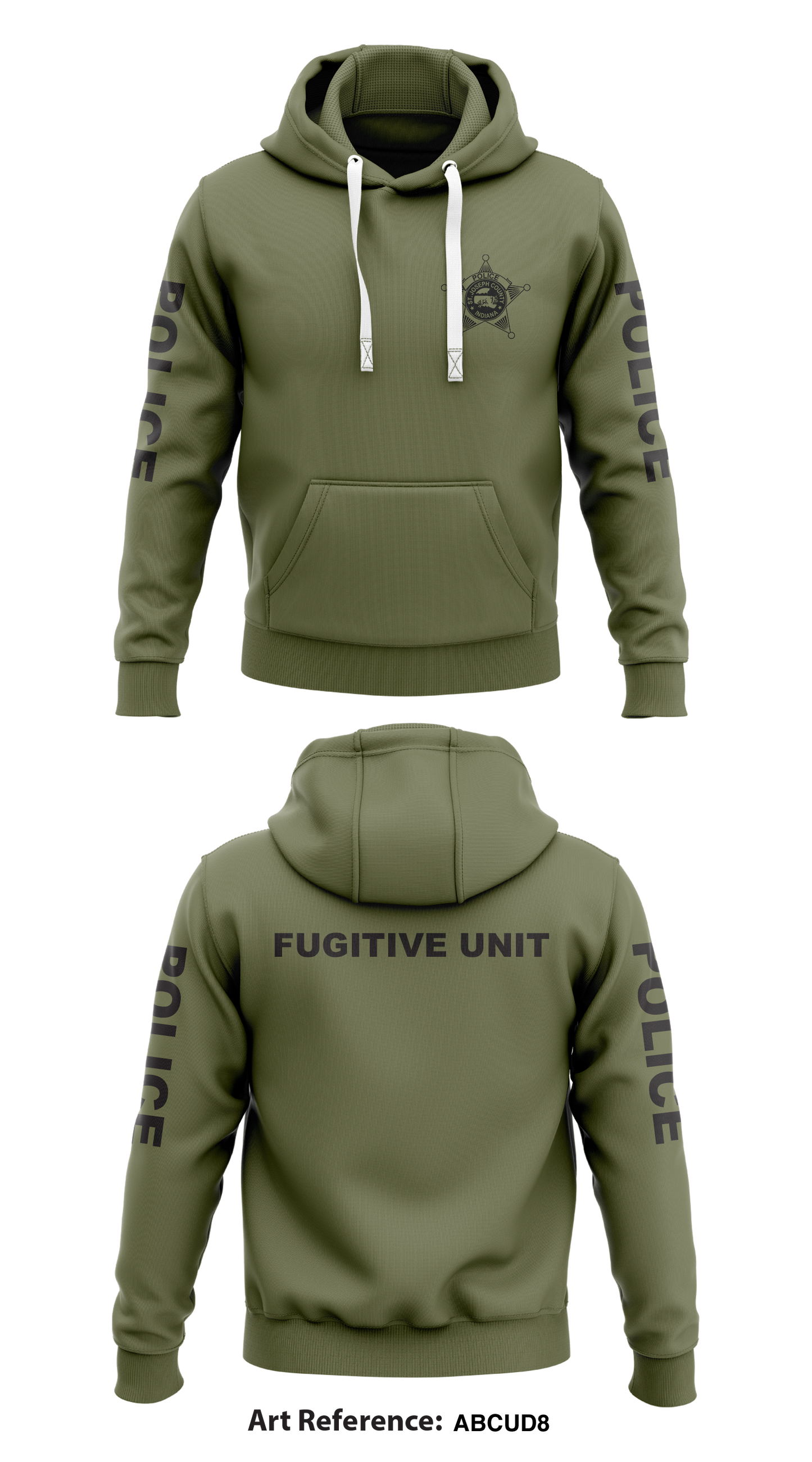 SJCPD Fugitive Unit  Store 1  Core Men's Hooded Performance Sweatshirt - abCUd8