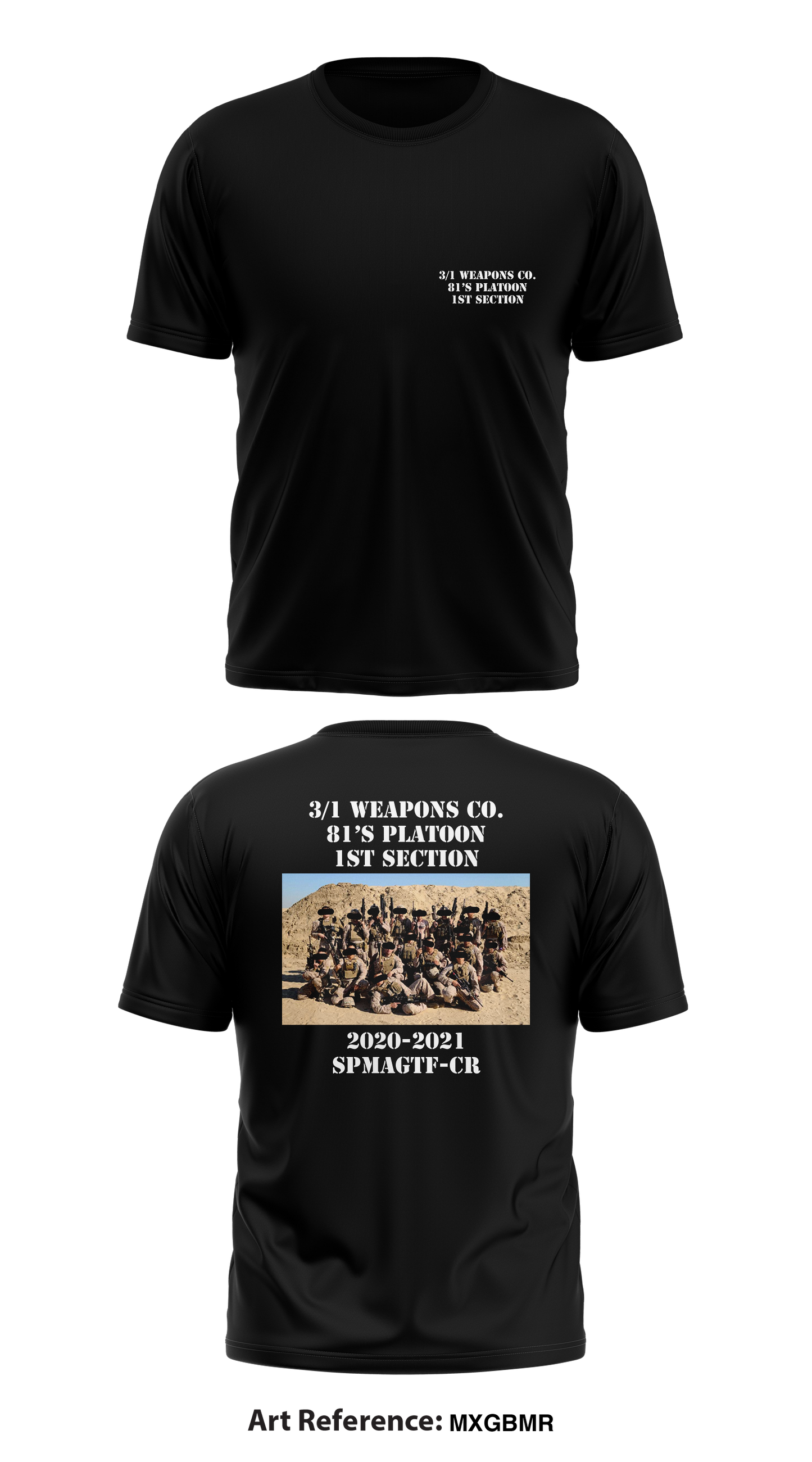 3/1 Wpns Co 81 Platoon Store 1 Core Men's SS Performance Tee - mxgBMr