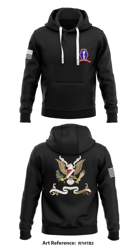 1th Battalion 442d Infantry Regiment  Core Men's Hooded Performance Sweatshirt - R7hTb3